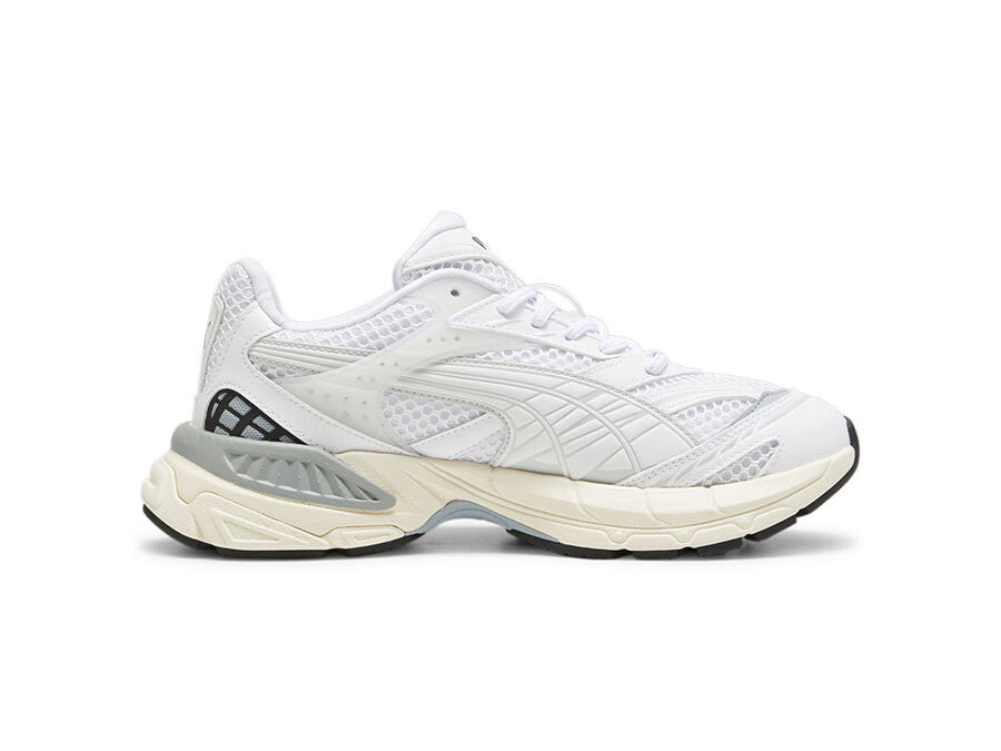 Puma Velophasis White-Cool Mid Gray - 396479-02 - Sneakers Mujer