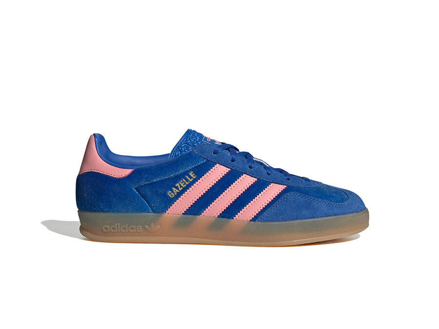 Adidas Gazelle Indoor W Azul Rosa - IG6785 - Sneakers Mujer