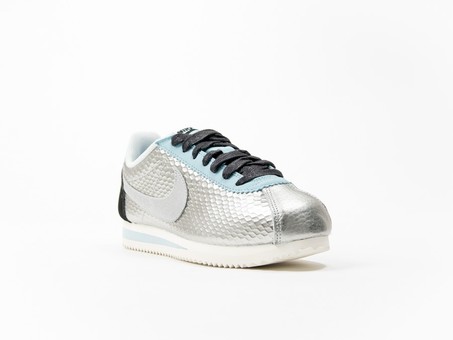 exceso superficie Correo aéreo Nike Cortez Classic Leather Premium Metallic Silver - 833657-004 -  TheSneakerOne
