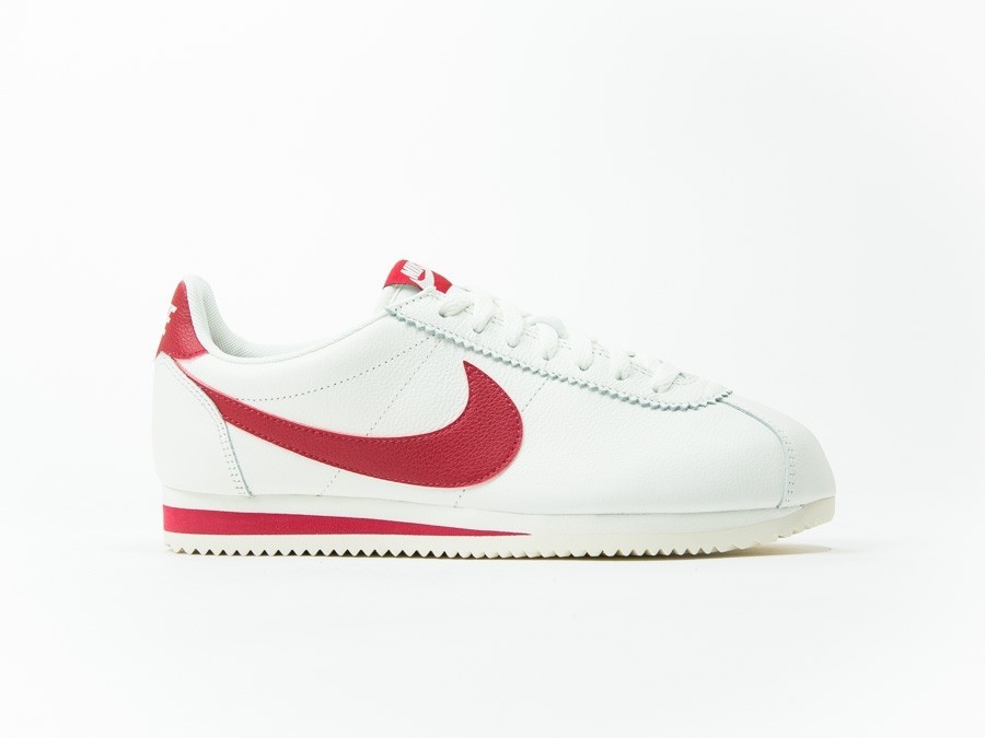 Por separado paso combate Nike Classic Cortez Leather White/Red - 861535-103 - TheSneakerOne