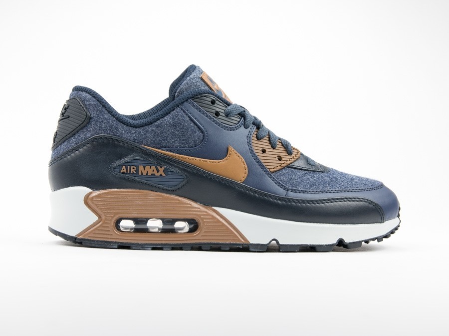 Nike Air Max 90 Premium Navy - 700155-404 - TheSneakerOne