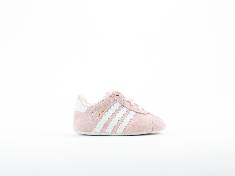 adidas gazelle crib shoes pink