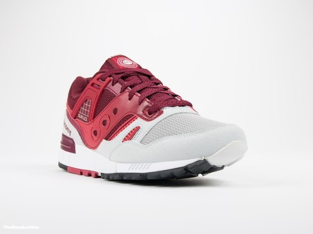 saucony grid sd red light grey