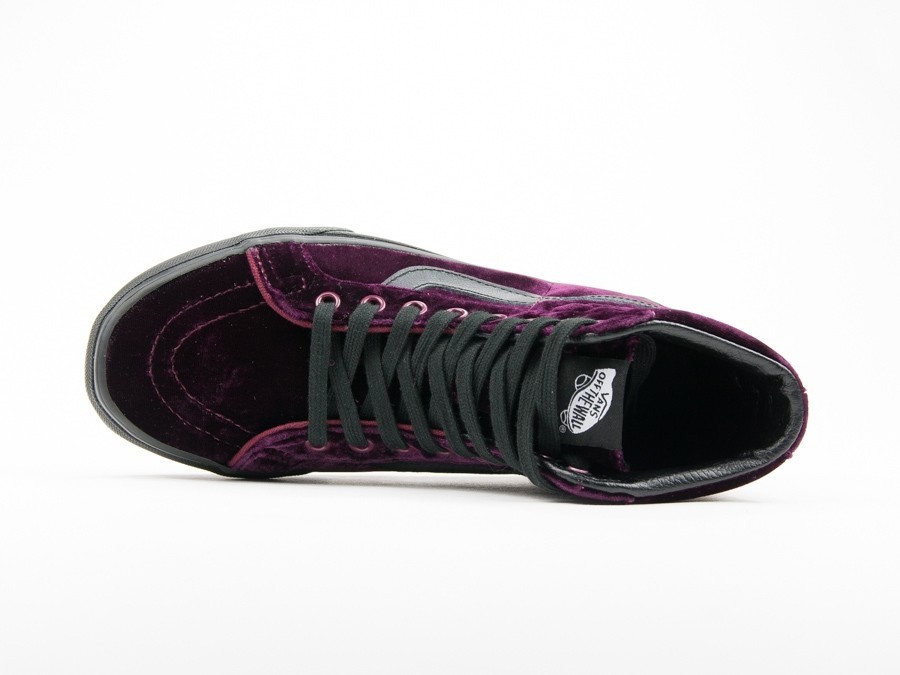 vans sk8 hi purple velvet