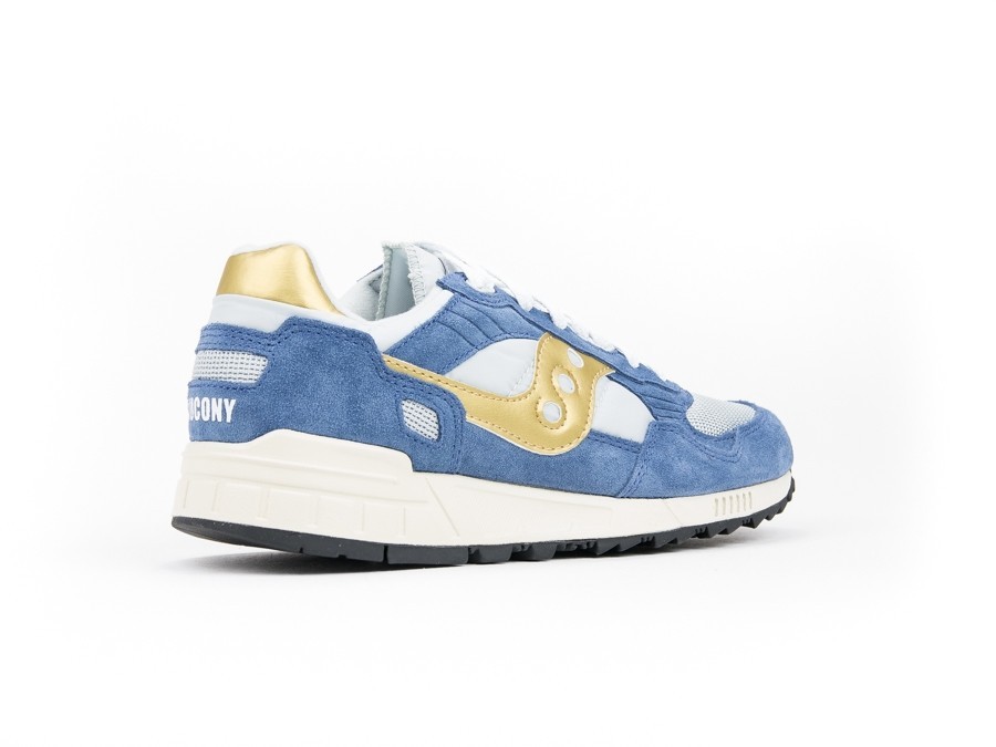 saucony shadow 5 vintage blue gold