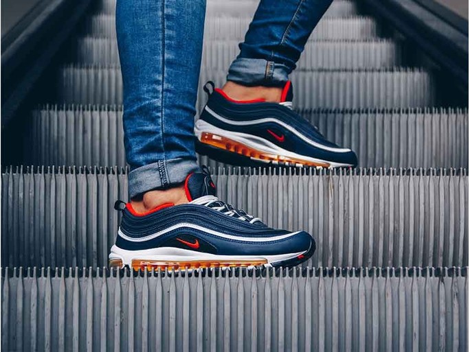 nike air max 97 habanero red white