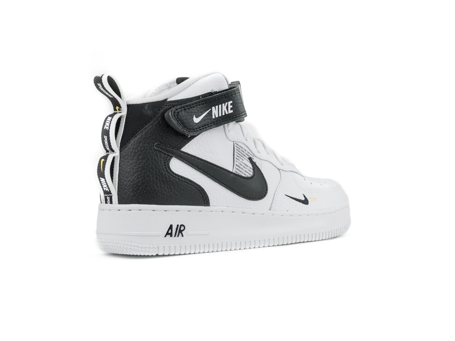 NIKE AIR FORCE 1 LV8 SHOE WHITE-BLACK-TOUR - - TheSneakerOne