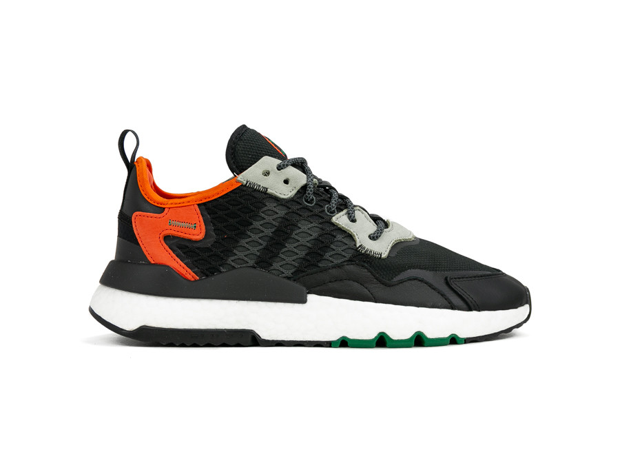 ADIDAS NITE JOGGER NEGB S GRISEI NARANJ EE5549 zapatillas