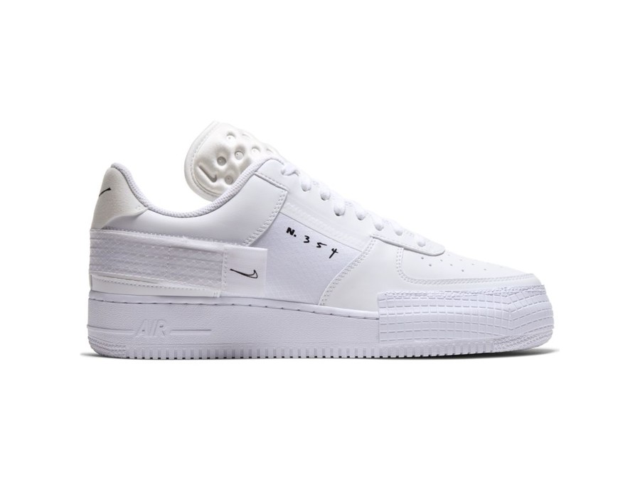 NIKE AIR FORCE 1 TYPE WHITE WHITE-WHITE - CQ2344-101 - Zapatillas sneaker -  TheSneakerOne