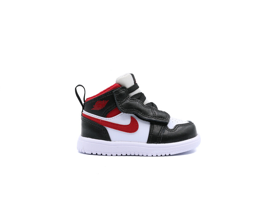 Air Jordan 1 white-gym red-black - AR6352-122 - NIÑOS - TheSneakerOne