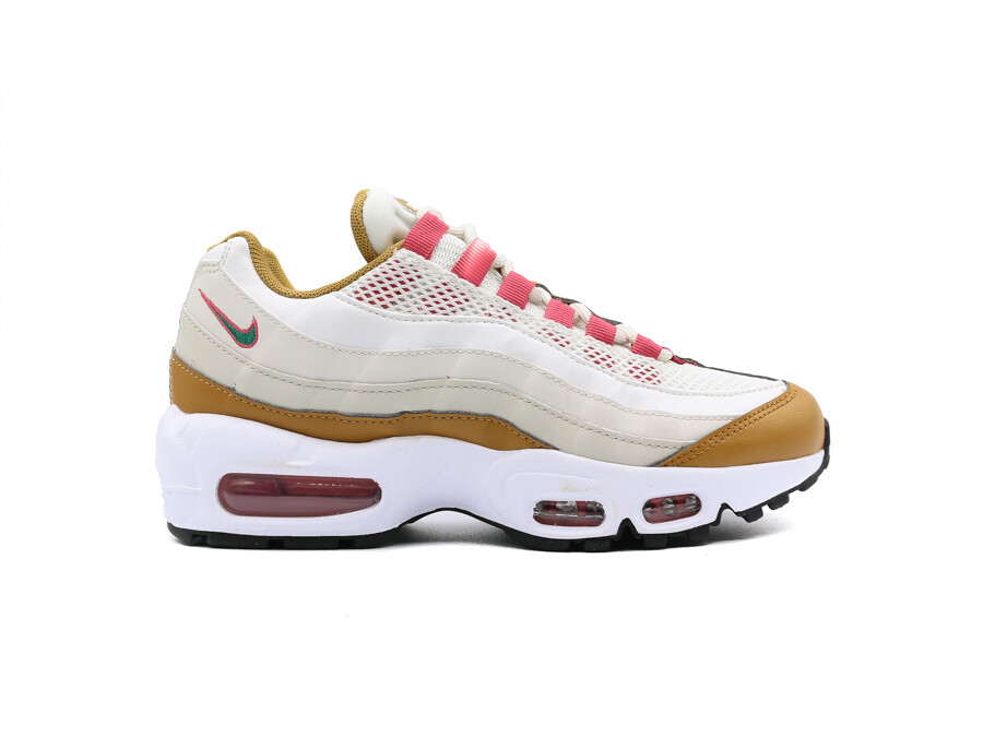 Colibrí Discriminar Vegetales Nike Wmns Air Max 95 White Wheat - DH1632-100 - sneakers mujer -  TheSneakerOne