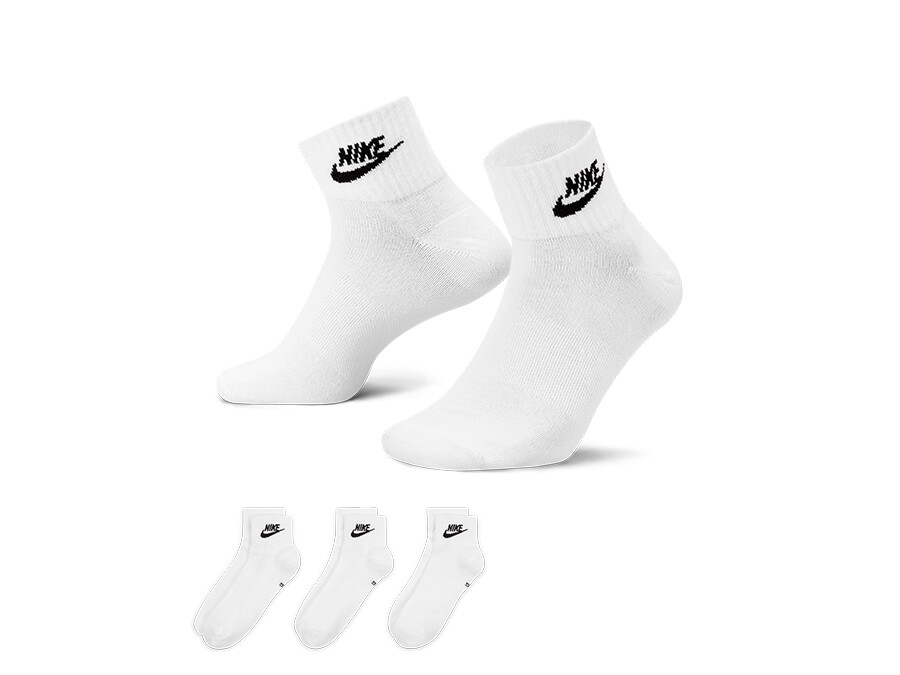 Calcetines Nike Sportswear Everyday White Black - DX5074-101 ...