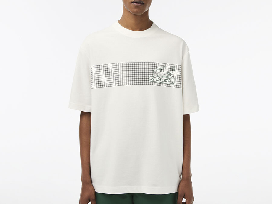 Camiseta Lacoste Flour - camisetas Logo Print Heritage - TheSneakerOne Net TH5590-70V 