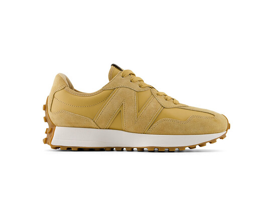 NEW BALANCE 327 LEATHER CAMEL