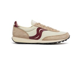 SAUCONY TRAINER 80 - BEIGE BURGUNDY