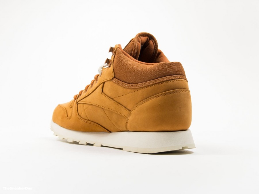 frill efterspørgsel komme Reebok Classic Leather MID Gore-Tex Brown - AQ9851 - TheSneakerOne