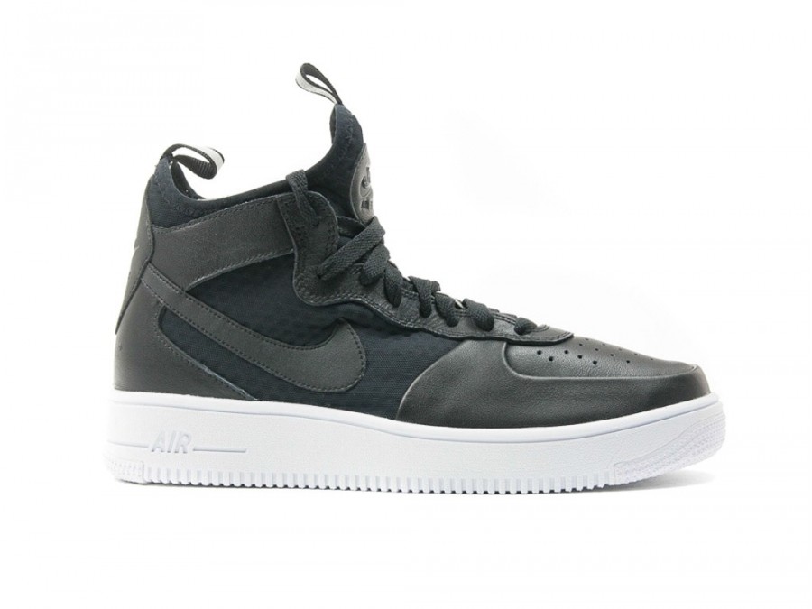 nike son of force mid black