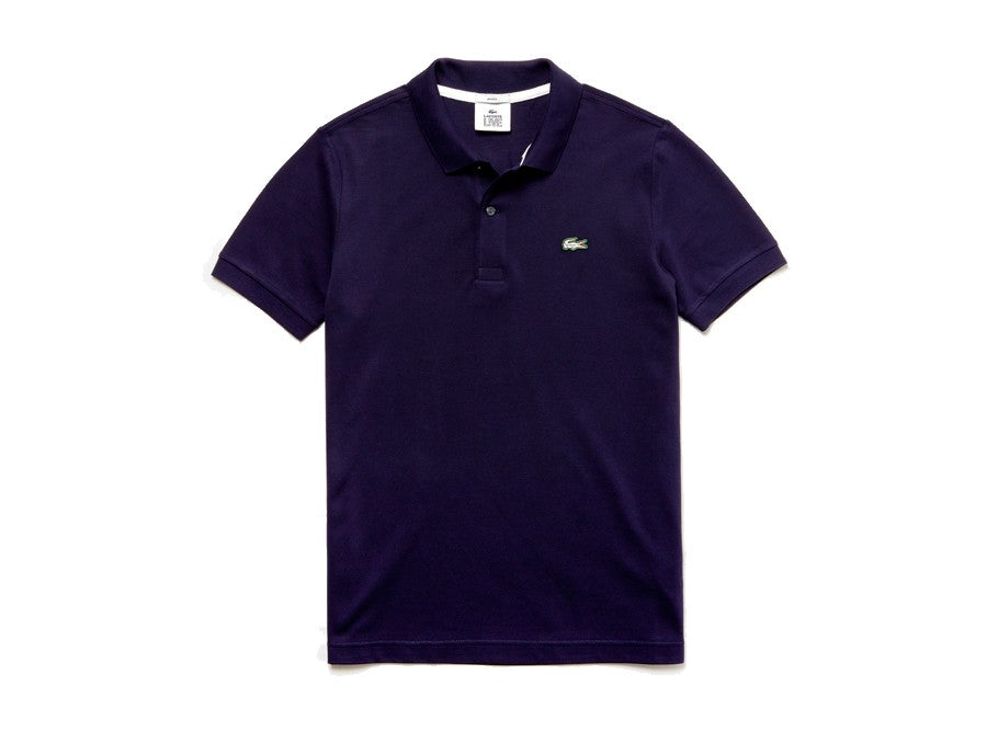 POLO LACOSTE STRETCH MINI PIQUE MARINE