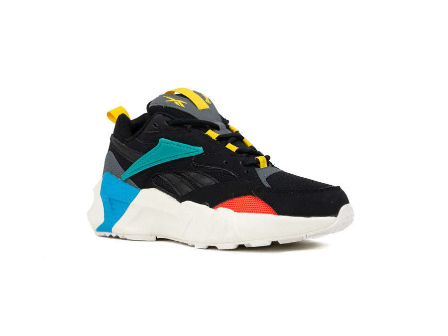 REEBOK AZTREK DOUBLE MIX P BLACK ALLOY TEAL GEM