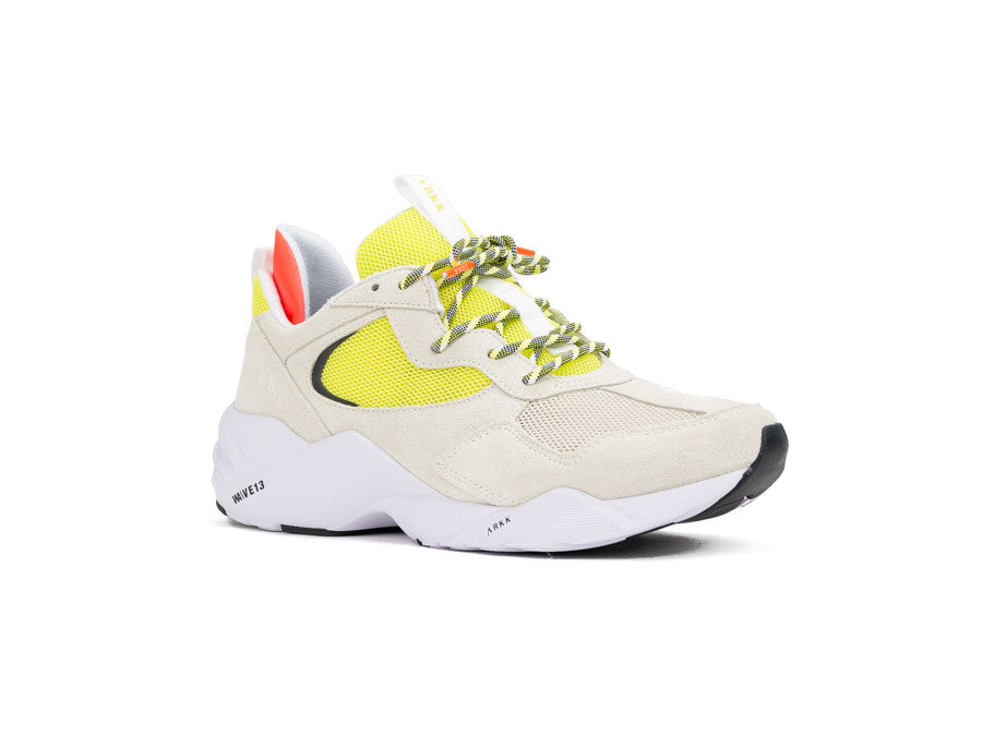 ARKK KANETYK SUEDE W13 OFF WHITE NEON
