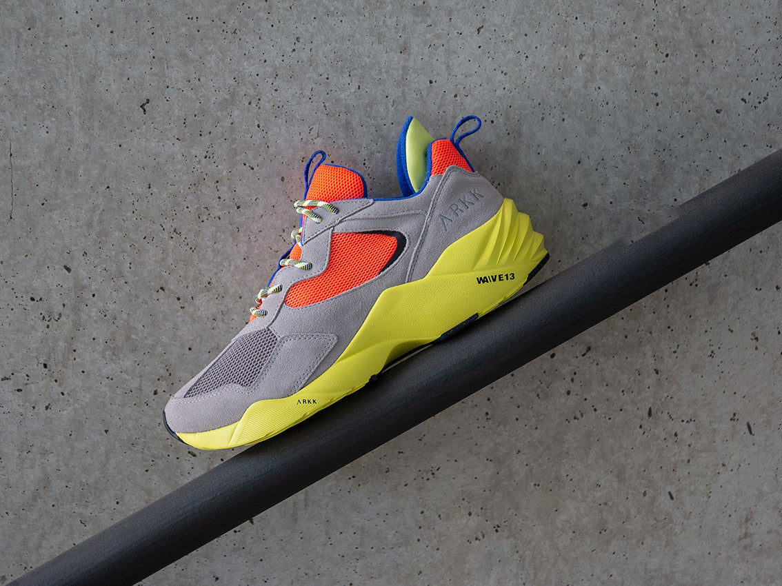 ARKK KANETYK SUEDE W13 ASH NEON LIME