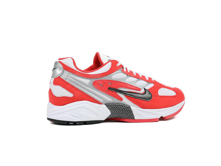NIKE AIR GHOST RACER TRACK RED BLACK-WHITE-METALLI