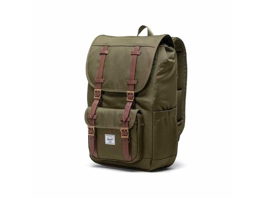 MOCHILA HERSCHEL LITTLE AMERICA MID VOLUME GREEN