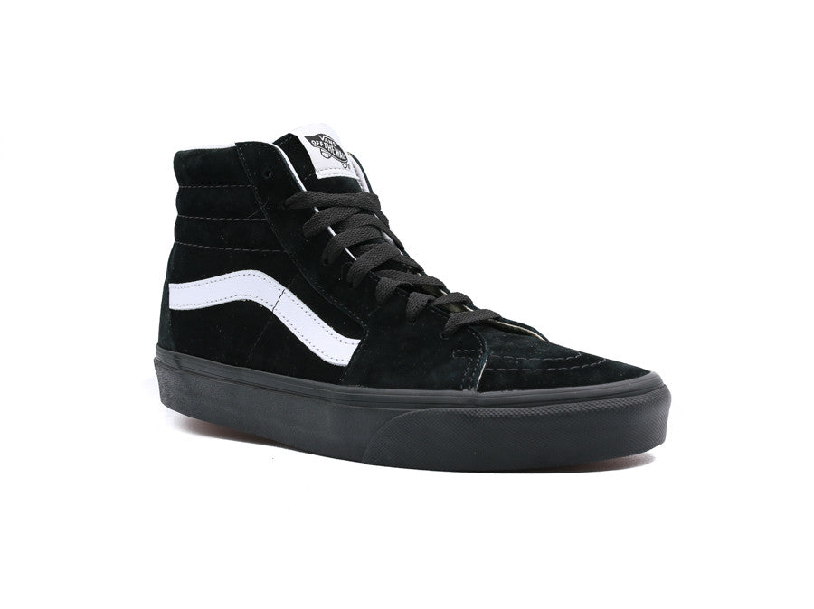 VANS SK8-HI PIG SUEDE BLACK BLACK