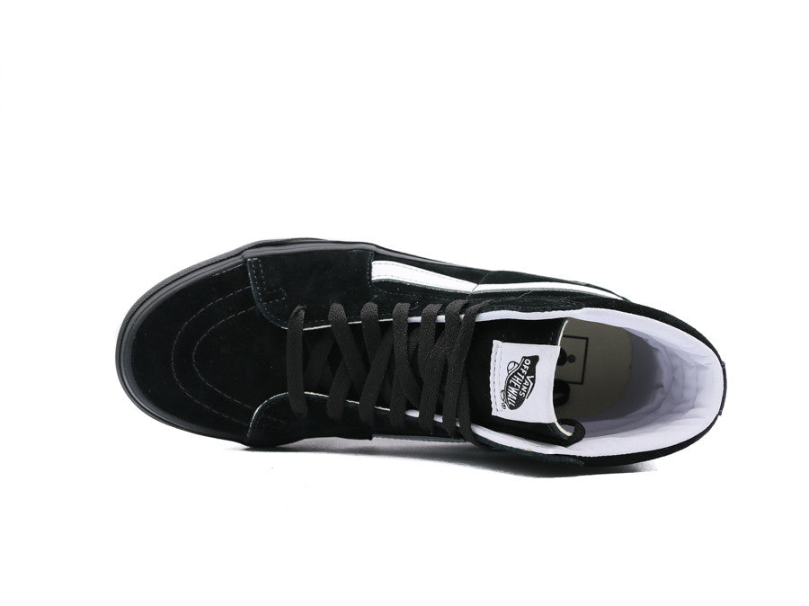 VANS SK8-HI PIG SUEDE BLACK BLACK