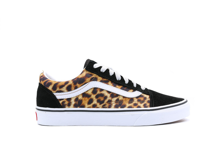 VANS OLD SKOOL LEOPARD BLACK