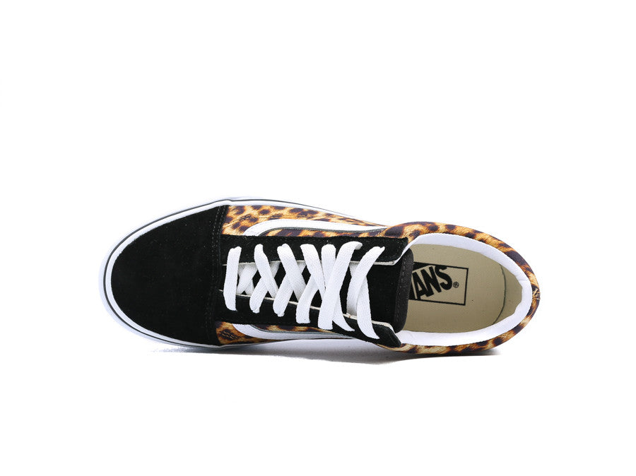 VANS OLD SKOOL LEOPARD BLACK