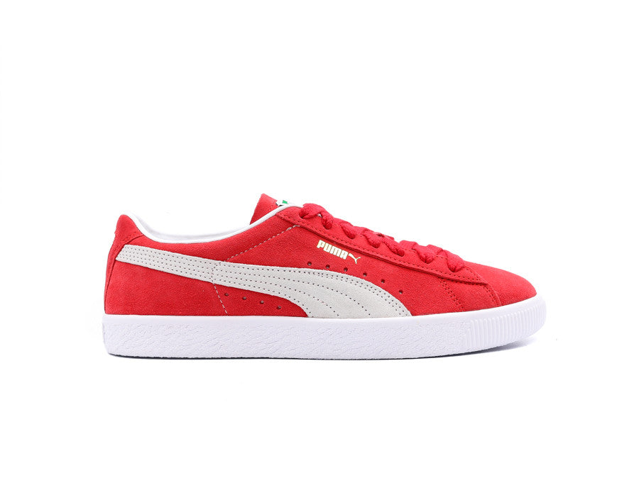 PUMA SUEDE VTG HIGH RISK RED- WHITE