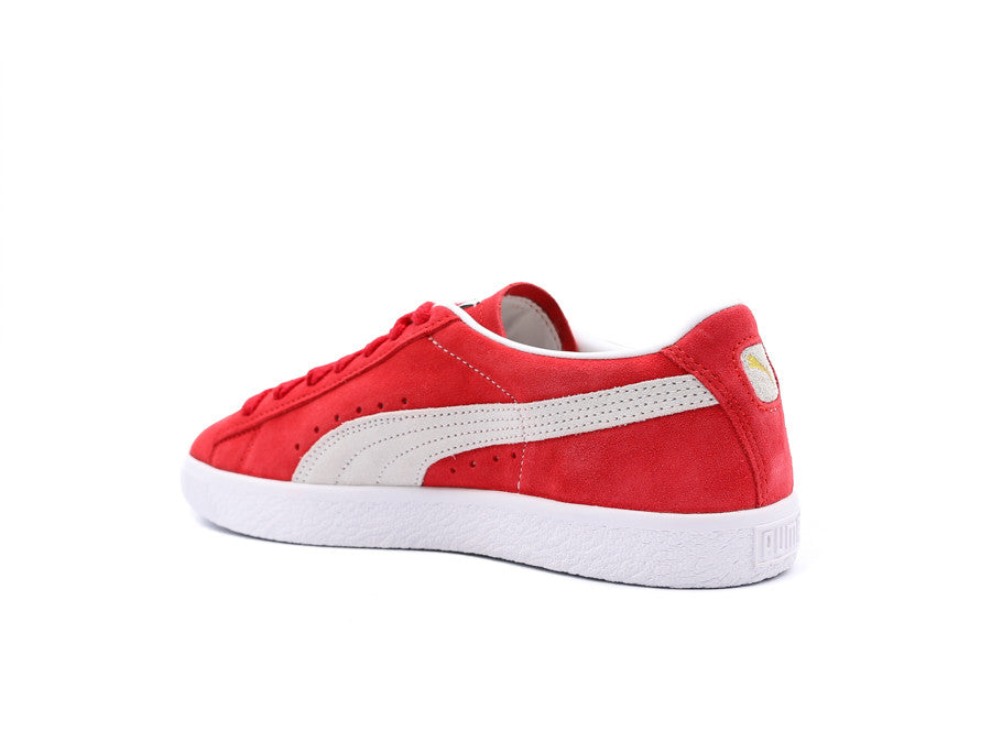 PUMA SUEDE VTG HIGH RISK RED- WHITE