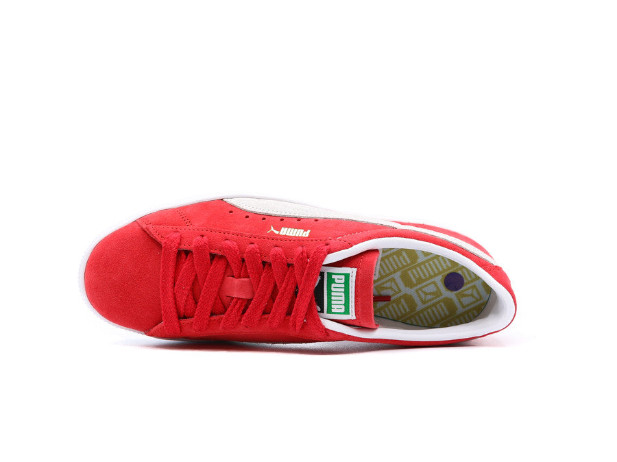 PUMA SUEDE VTG HIGH RISK RED- WHITE