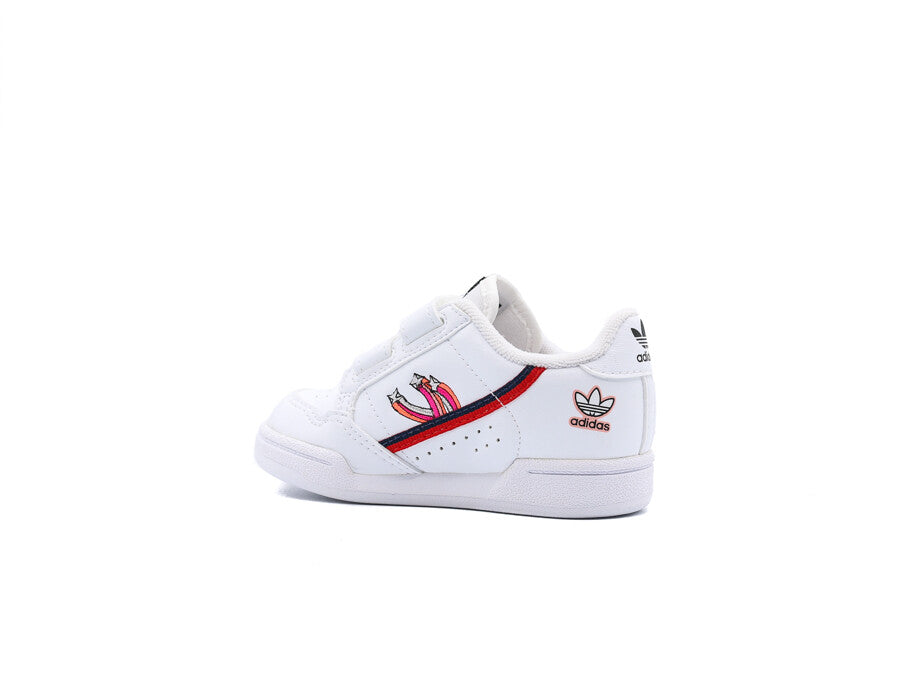 ADIDAS CONTINENTAL 80 I WHITE SCARLE