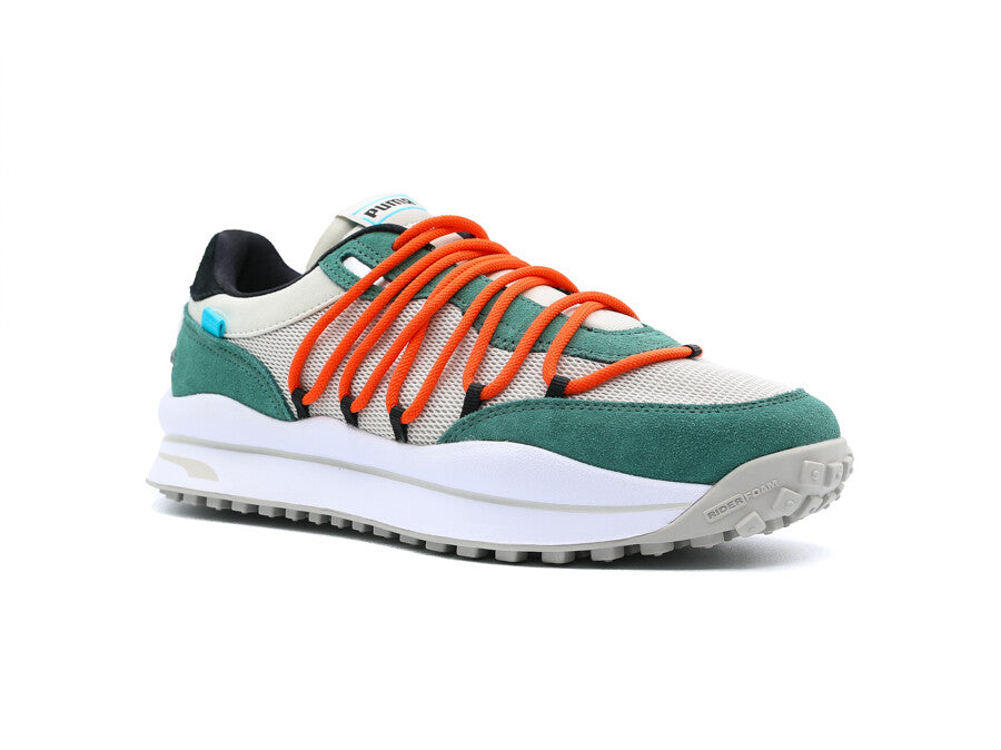 PUMA LACE RIDER POP GRAY VIOLET-BLUE SPRUCE