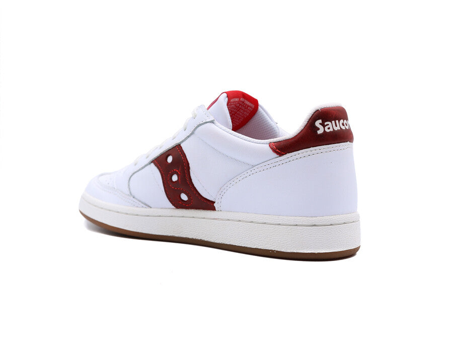 SAUCONY JAZZ COURT WHITE RED