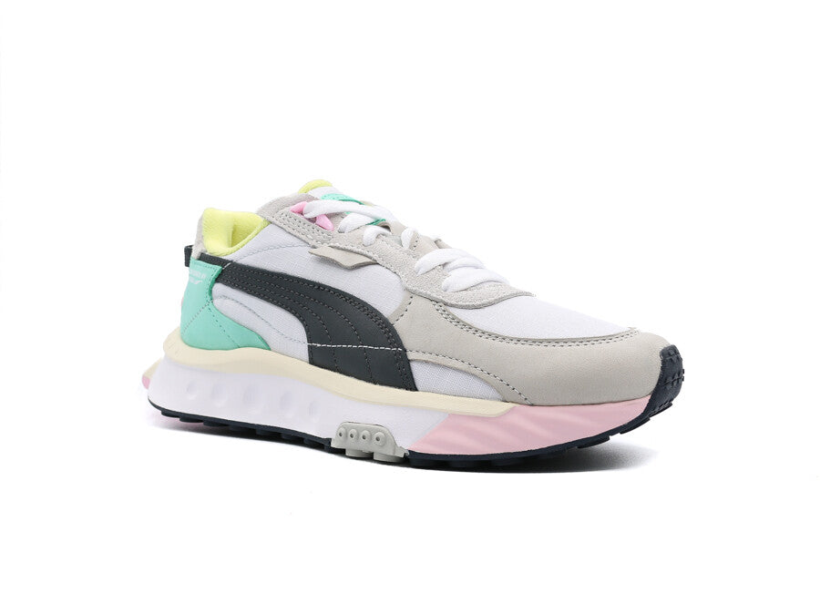PUMA WILD RIDER LAYERS WHITE-EBONY