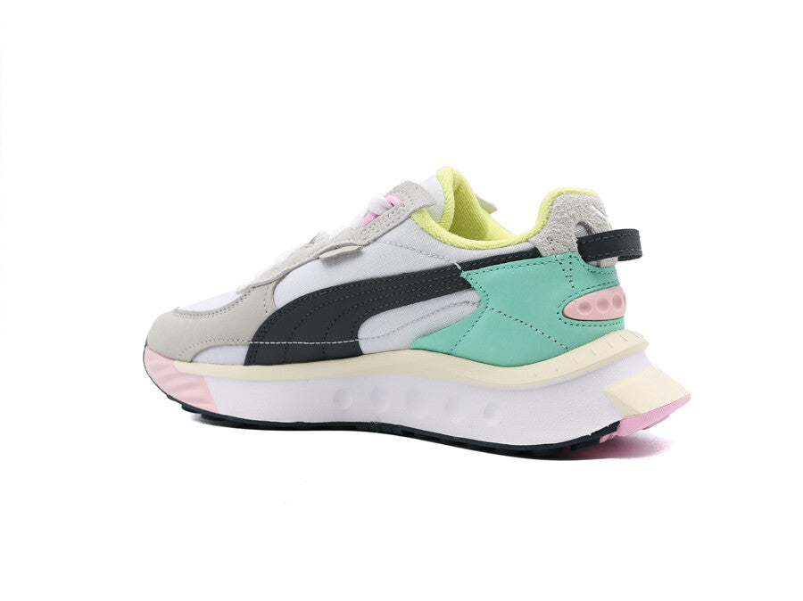 PUMA WILD RIDER LAYERS WHITE-EBONY
