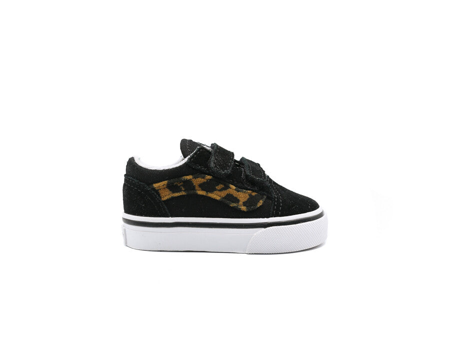 VANS TD OLD SKOOL V LEOPARD FUR BLACK