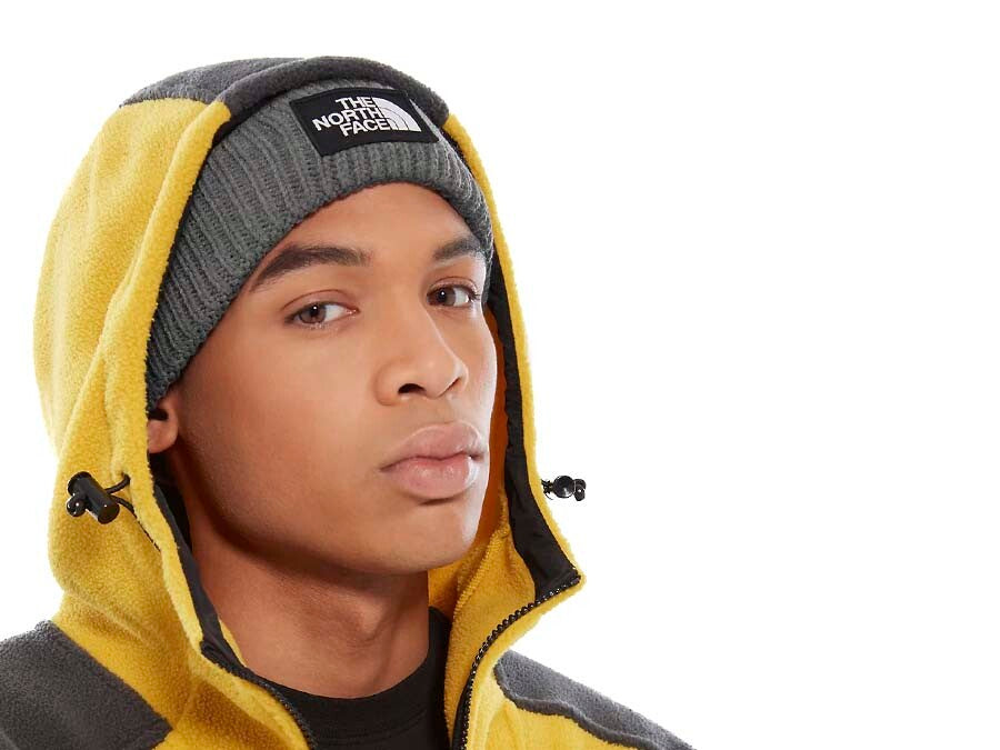 GORRO TNF LOGO BOX CUFFED BEANIE MEDIUM GREY