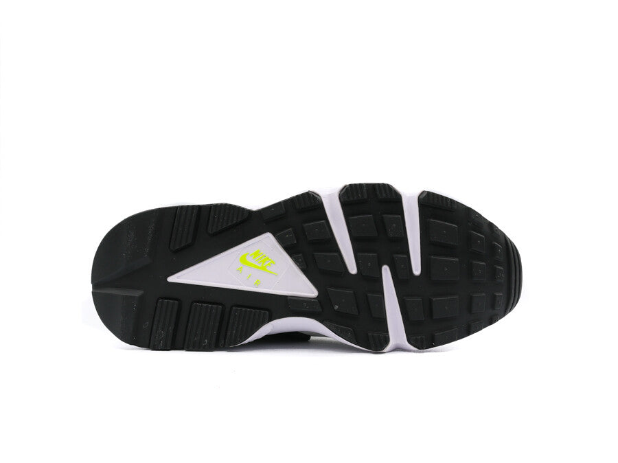 NIKE WOMEN AIR HUARACHE WHITE NEON YELLOW