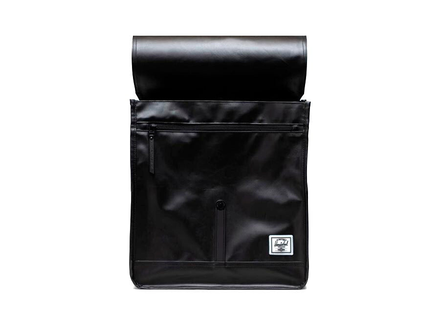 HERSCHEL SUPPLY CITY MID-VOLUME BLACK WEATHER RS
