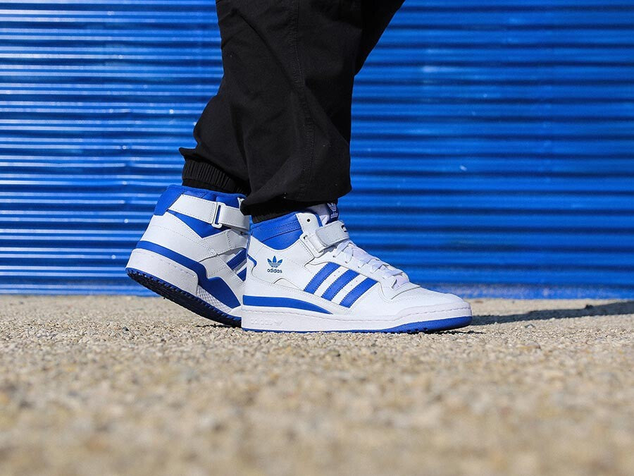 ADIDAS FORUM MID WEISS BLAU