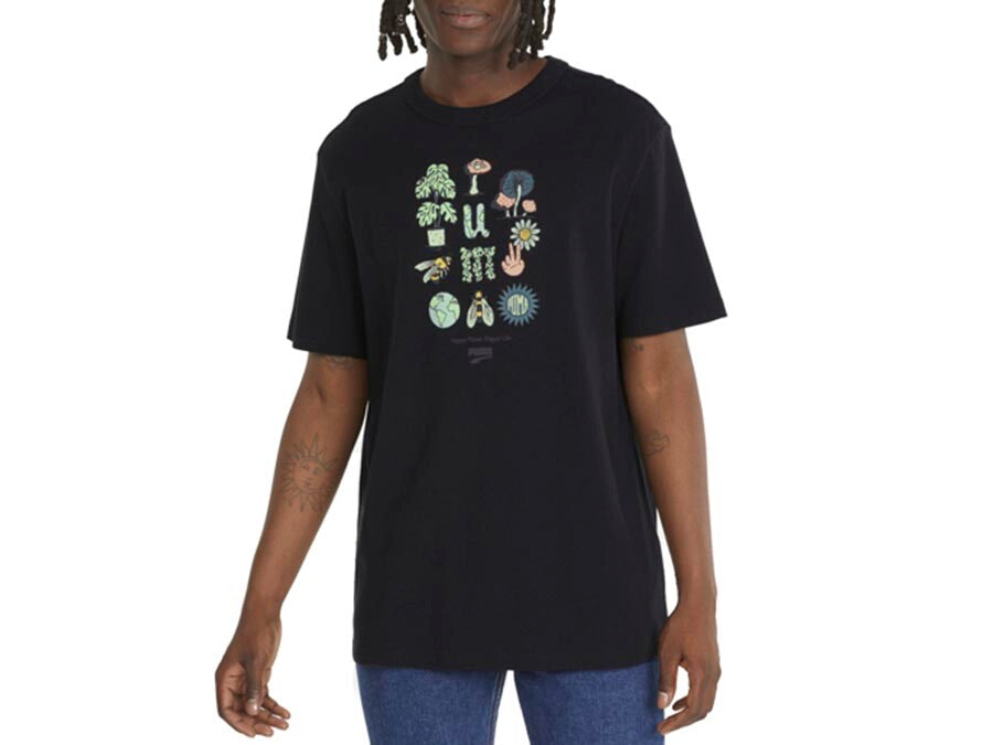 CAMISETA PUMA DOWNTOWN GRAPHIC TEE BLACK