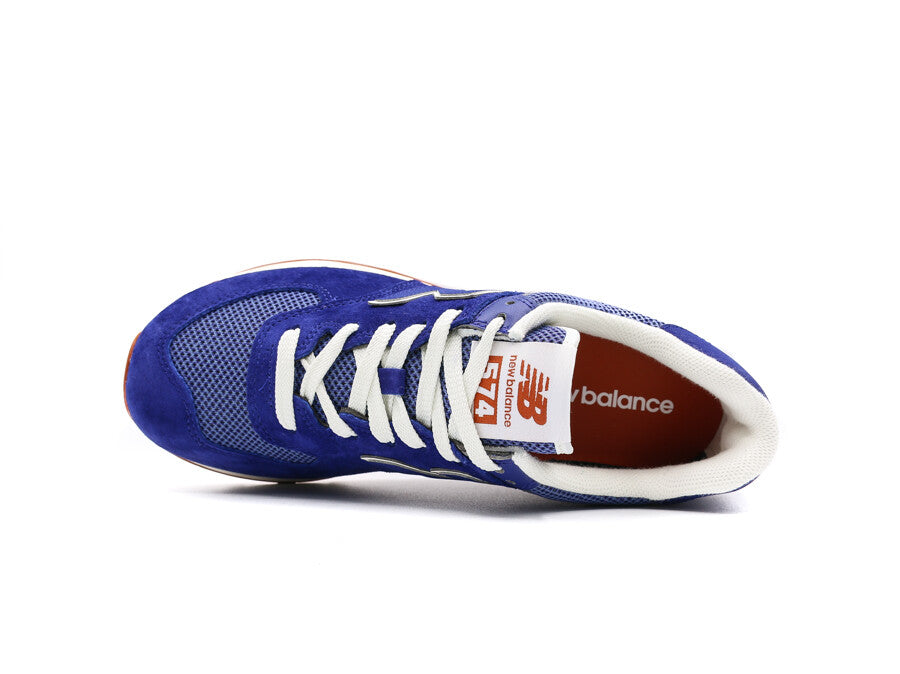 NEW BALANCE 574 BOSTON RED BRICK VICTORIA BLUE