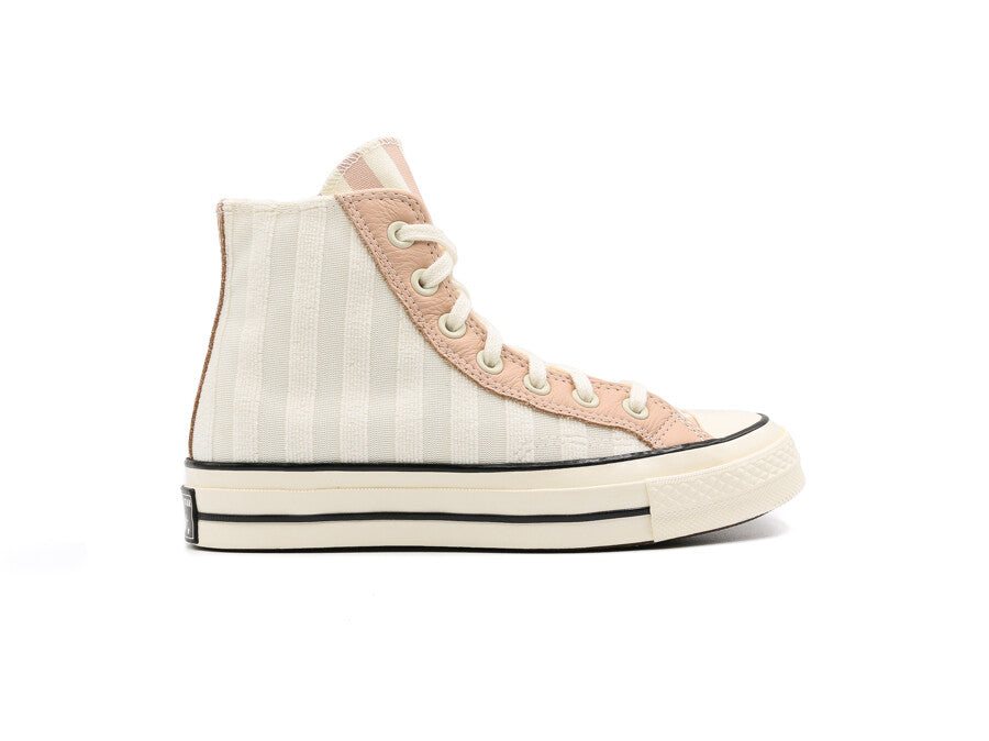 CONVERSE CHUCK 70 STRIPED TERRY CLOTH EGRET PINK