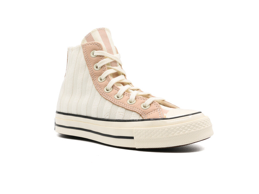 CONVERSE CHUCK 70 STRIPED TERRY CLOTH EGRET PINK