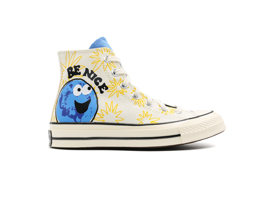 CONVERSE CHUCK 70 BE NICE FLORAL UNIVBLUE AMARILLO