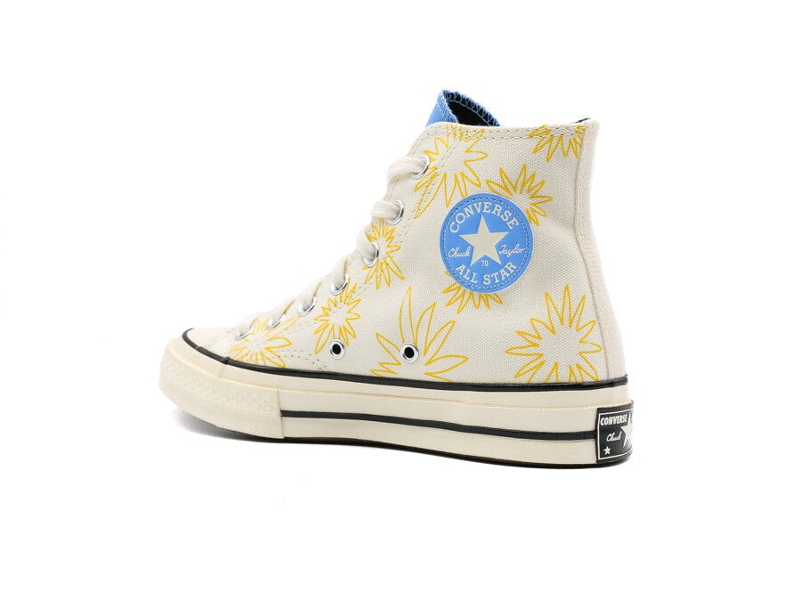CONVERSE CHUCK 70 BE NICE FLORAL UNIVBLUE AMARILLO